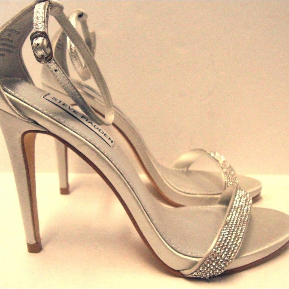 Steve Madden STECY-R Silver Satin